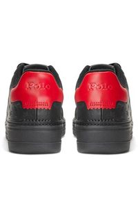 Polo Ralph Lauren Sneakersy 809913420002 Czarny. Kolor: czarny. Materiał: skóra #5