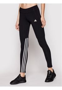 Adidas - adidas Legginsy Essentials Cut 3-Stripes GL1371 Czarny Slim Fit. Kolor: czarny. Materiał: bawełna #1