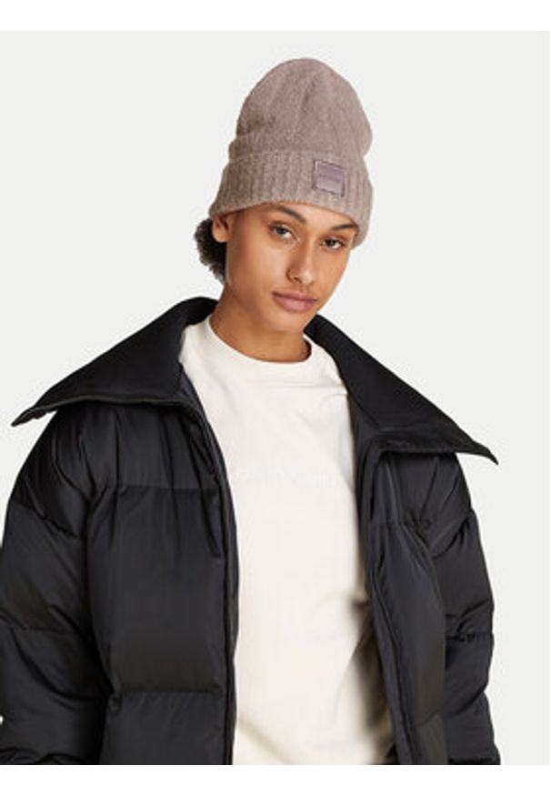 Calvin Klein Czapka Modern Patch Chunky K60K612596 Beżowy. Kolor: beżowy. Materiał: poliamid, nylon