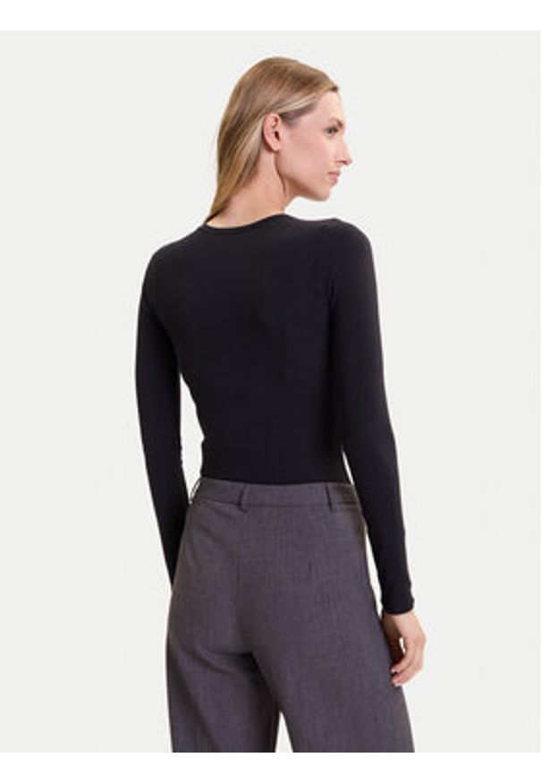 Polo Ralph Lauren Body 4P0490 Czarny Slim Fit. Typ kołnierza: polo. Kolor: czarny. Materiał: bawełna