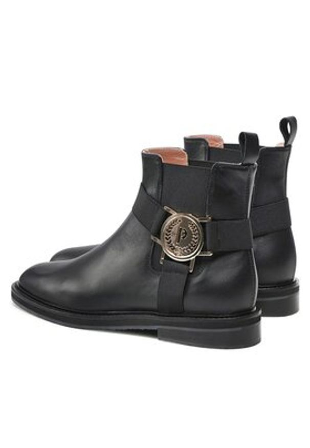 Pollini Sztyblety SA21043G1FTC0000 Czarny. Kolor: czarny. Materiał: skóra