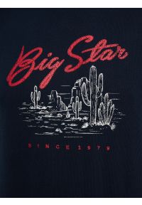 Big-Star - Koszulka męska z nadrukiem granatowa Sterir 403. Okazja: na co dzień. Kolor: niebieski. Materiał: bawełna, jeans. Wzór: nadruk. Styl: casual #6