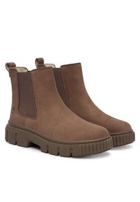 Timberland Sztyblety Greyfield TB0A2FK2EM51 Brązowy. Kolor: brązowy. Materiał: nubuk, skóra