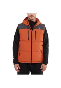 FUNDANGO - Kamizelka męska Fundango Laurel Padded. Kolor: czerwony. Sport: turystyka piesza