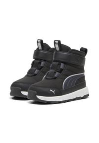 Puma - Buty dla małych dzieci PUMA Evolve PUMA Black Strong Gray White. Kolor: czarny, szary, biały, wielokolorowy. Sport: turystyka piesza