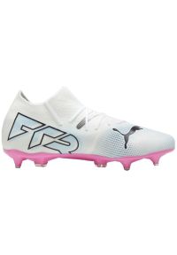 Buty piłkarskie Puma Future 7 Match MxSG 107714 01 białe. Kolor: biały. Materiał: dzianina, syntetyk. Szerokość cholewki: normalna. Sport: piłka nożna #5