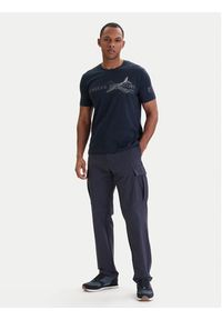 Aeronautica Militare Spodnie cargo 261PA1709UCT04291 Granatowy Comfort Fit. Kolor: niebieski. Materiał: syntetyk #5