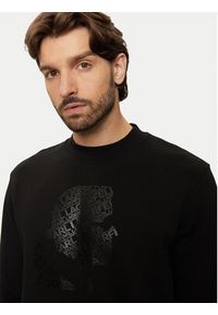 Karl Lagerfeld - KARL LAGERFELD Bluza 705039 544910 Czarny Regular Fit. Typ kołnierza: dekolt w karo. Kolor: czarny. Materiał: bawełna