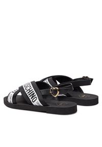 Love Moschino - LOVE MOSCHINO Sandały JA16412G0IIX210A Czarny. Kolor: czarny. Materiał: skóra #3