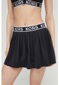 MICHAEL Michael Kors spódnica kąpielowa kolor czarny. Kolor: czarny. Materiał: dzianina #1