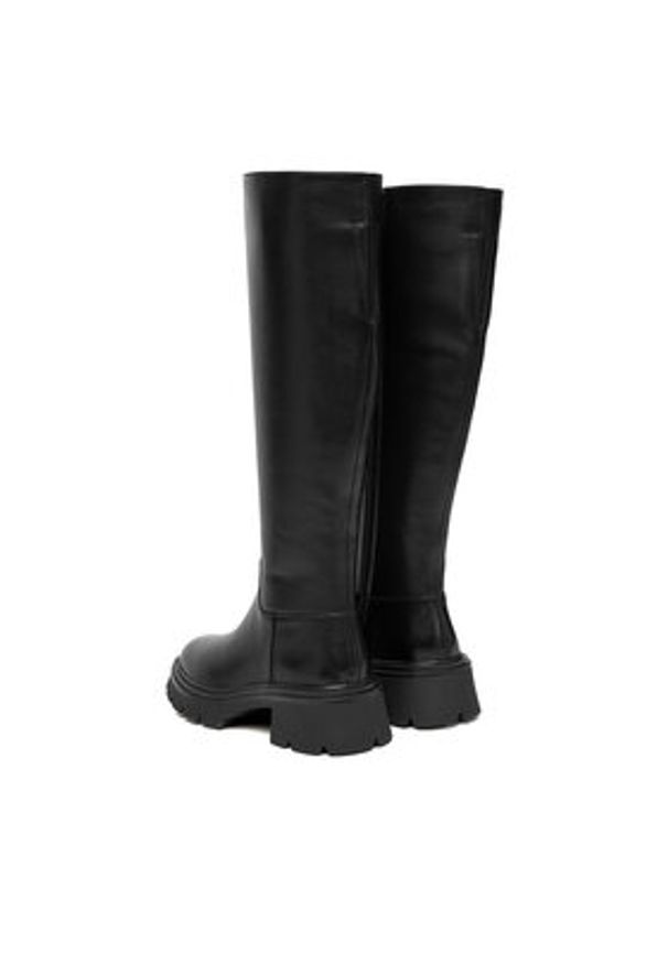 Badura Kozaki C-ANIKA-MX1065-11 Czarny. Kolor: czarny. Materiał: skóra