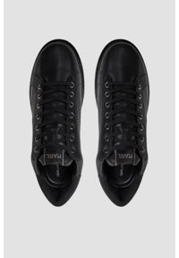 Karl Lagerfeld - KARL LAGERFELD Czarne męskie sneakersy KAPRI KUSHION Karl Signia Shine, Rozmiar 46. Okazja: na co dzień. Kolor: czarny. Materiał: materiał #3