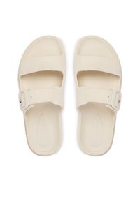 TOMMY HILFIGER - Tommy Hilfiger Klapki FW0FW08953 Biały. Kolor: biały. Materiał: syntetyk #4