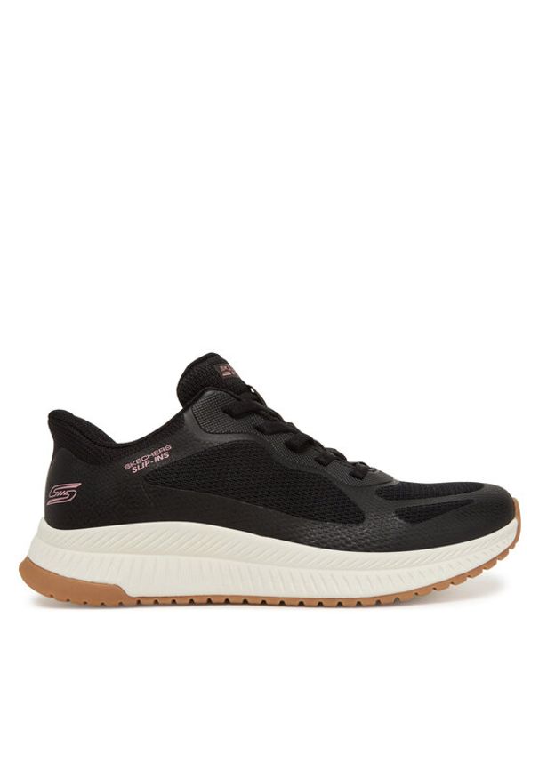 skechers - Skechers Sneakersy Bobs Squad 4-Staple Look 117624/BLK Czarny. Kolor: czarny. Materiał: materiał