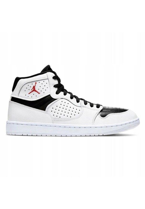 Buty do koszykówki męskie Nike Jordan Access. Zapięcie: sznurówki. Kolor: biały, czarny, wielokolorowy. Materiał: materiał, skóra, tkanina, syntetyk. Szerokość cholewki: normalna. Sport: koszykówka