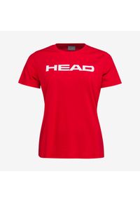 Head - T-shirt damski Club Lucy. Kolor: czerwony. Materiał: bawełna, jersey, materiał, poliester