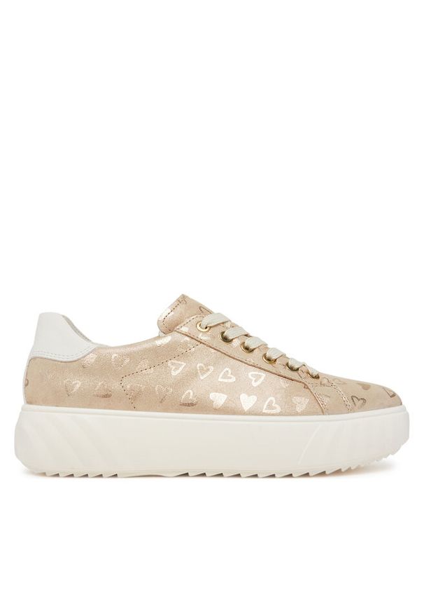 Sneakersy Ara. Kolor: beżowy