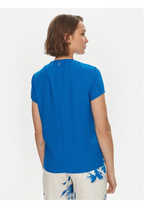 Calvin Klein Bluzka K20K207062 Niebieski Regular Fit. Kolor: niebieski. Materiał: syntetyk