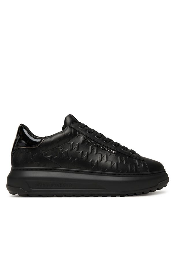 Karl Lagerfeld - KARL LAGERFELD Sneakersy KL57549 Czarny. Kolor: czarny. Materiał: skóra