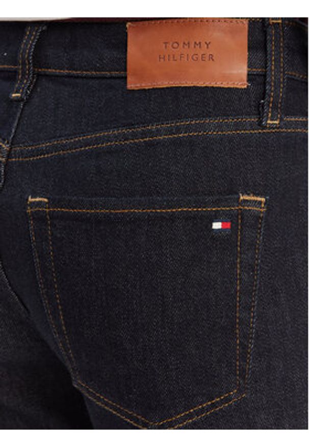 TOMMY HILFIGER - Tommy Hilfiger Jeansy WW0WW47685 Granatowy Slim Fit. Kolor: niebieski