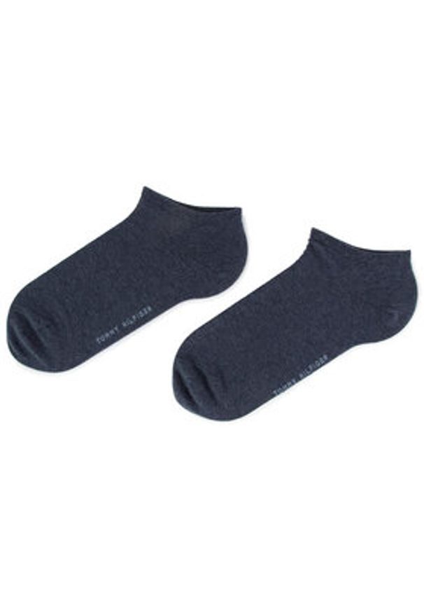 TOMMY HILFIGER - Tommy Hilfiger Skarpety krótkie 343024001 Granatowy. Kolor: niebieski. Materiał: materiał