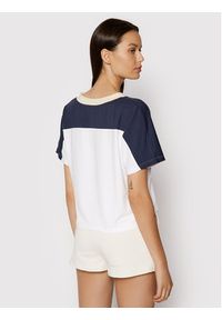Roxy T-Shirt Trying Your Luck ERJZT05128 Biały Regular Fit. Kolor: biały. Materiał: syntetyk #4