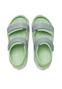 Crocs Sandały Crocband Cruiser Sandal Kids 209423 Zielony. Kolor: zielony