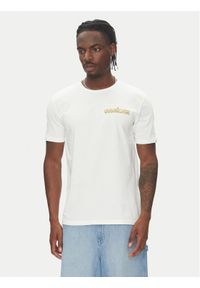 Quiksilver T-Shirt Ev Disconnect Effects EQYZT08049 Biały Regular Fit. Kolor: biały. Materiał: bawełna