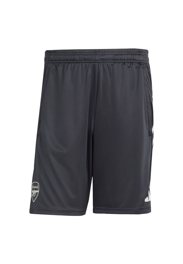 Adidas - Szorty treningowe Arsenal EU 2025/26. Kolor: szary. Sport: piłka nożna