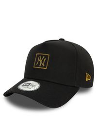 New Era Czapka z daszkiem Metallic Patch New York Yankees 9FORTY E-Frame 60580701 Czarny. Kolor: czarny. Materiał: bawełna, materiał #1