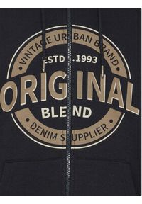 Blend Bluza 20716033 Czarny Regular Fit. Kolor: czarny. Materiał: syntetyk, bawełna