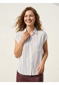 Sinsay - Koszula w paski z kołnierzykiem - wielobarwny. Wzór: paski #1