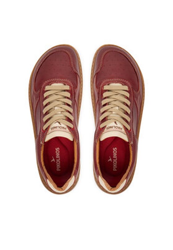 Pikolinos Sneakersy U9F-6363C2 Czerwony. Kolor: czerwony. Materiał: skóra