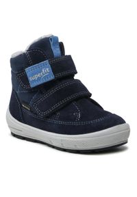 Superfit Śniegowce GORE-TEX 1-009314-8000 S Granatowy. Kolor: niebieski. Materiał: welur, skóra #1