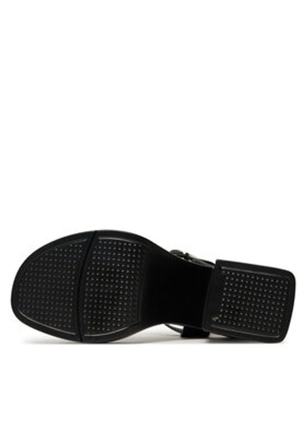 DeeZee Sandały 23258-12 Czarny. Kolor: czarny. Materiał: skóra