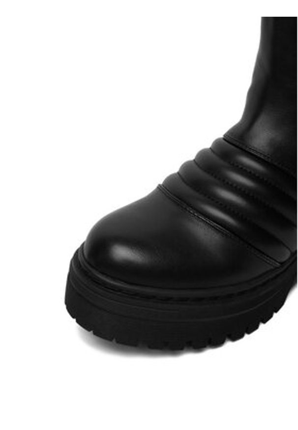 DeeZee Sztyblety 12888-5-BLACK PU Czarny. Kolor: czarny. Materiał: materiał