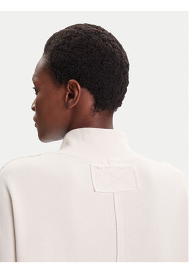 Desigual Bluza Flor 25WWSK10 Écru Loose Fit. Materiał: bawełna