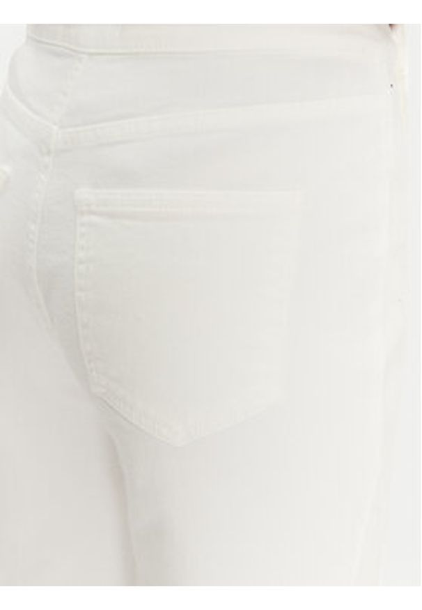 TwinSet - TWINSET Jeansy 251TP2590 Écru Wide Leg