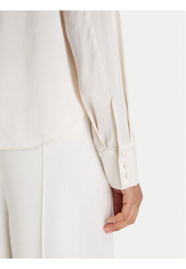 MAX&Co. Bluzka Pascia 2616111051200 Écru Regular Fit. Materiał: jedwab