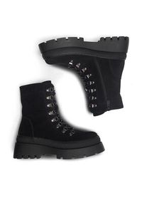 DeeZee Trzewiki ERNA WS6151-05 Czarny. Kolor: czarny. Materiał: syntetyk #4