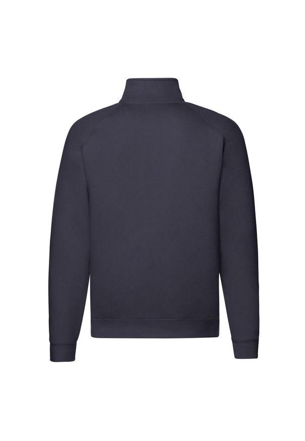 FRUIT OF THE LOOM - Bluza Unisex Premium Quarter Zip Raglan Dla Dorosłych. Kolor: niebieski. Długość rękawa: raglanowy rękaw