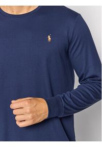 Polo Ralph Lauren Longsleeve 710760121 Granatowy Slim Fit. Typ kołnierza: polo. Kolor: niebieski. Materiał: bawełna. Długość rękawa: długi rękaw #3