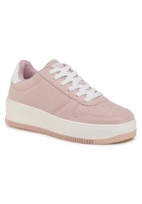 Sneakersy Sprandi WP40-20503Z Pink. Kolor: różowy. Materiał: skóra