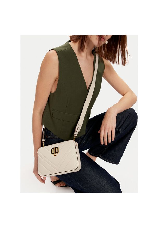 Torebka DKNY. Kolor: kremowy