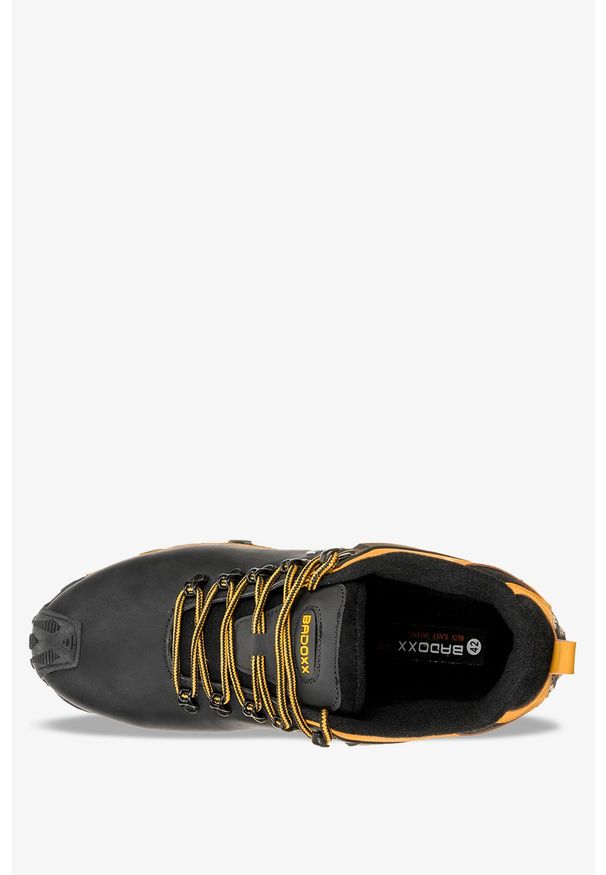 Casu - Czarne buty trekkingowe sznurowane casu mxc8845. Kolor: brązowy, wielokolorowy, czarny