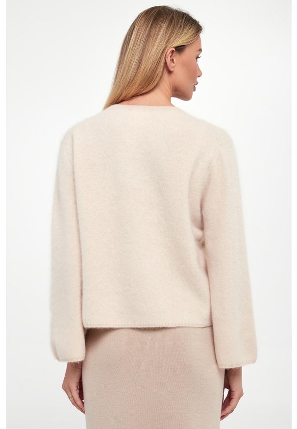 Marella - Sweter damski wełniany Nanti MARELLA MONOCHROME. Materiał: wełna