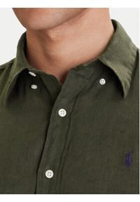 Polo Ralph Lauren Koszula 710966294508 Zielony Regular Fit. Typ kołnierza: polo. Kolor: zielony. Materiał: len #2