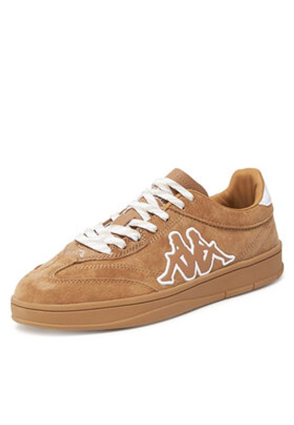 Kappa Sneakersy CEO-FC-24880H Brązowy. Kolor: brązowy. Materiał: skóra, zamsz