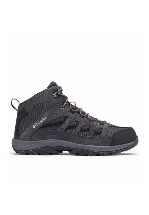 columbia - Buty trekkingowe męskie Columbia Crestwood Mid Waterproof. Wysokość cholewki: za kostkę. Zapięcie: sznurówki. Kolor: czarny. Materiał: zamsz, materiał, syntetyk. Szerokość cholewki: normalna. Sport: turystyka piesza