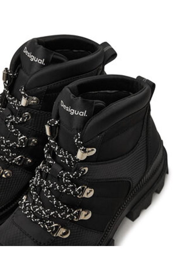 Desigual Trapery 24WSTY02 Czarny. Kolor: czarny. Materiał: materiał